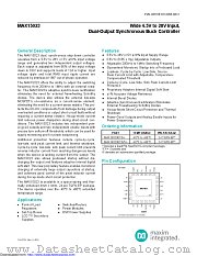 MAX15023 datasheet pdf MAXIM - Dallas Semiconductor