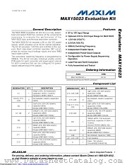 MAX15023EVKIT+ datasheet pdf MAXIM - Dallas Semiconductor