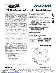 MAX15035 datasheet pdf MAXIM - Dallas Semiconductor