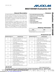 MAX15046BEVKIT+ datasheet pdf MAXIM - Dallas Semiconductor