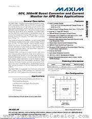 MAX15061 datasheet pdf MAXIM - Dallas Semiconductor