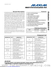 MAX1518EVKIT+ datasheet pdf MAXIM - Dallas Semiconductor