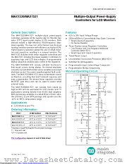 MAX1531ETJ+ datasheet pdf MAXIM - Dallas Semiconductor