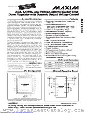 MAX1536ETI+T datasheet pdf MAXIM - Dallas Semiconductor