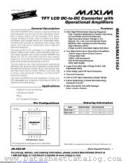 MAX1543ETP+ datasheet pdf MAXIM - Dallas Semiconductor