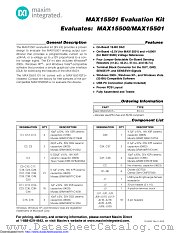 MAX15501EVKIT datasheet pdf MAXIM - Dallas Semiconductor