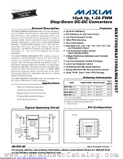 MAX1557ETB+T datasheet pdf MAXIM - Dallas Semiconductor