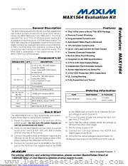 MAX1564EVKIT datasheet pdf MAXIM - Dallas Semiconductor