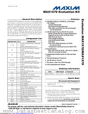 MAX1579EVKIT datasheet pdf MAXIM - Dallas Semiconductor