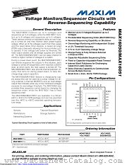 MAX16050ETI+ datasheet pdf MAXIM - Dallas Semiconductor