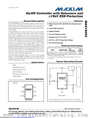 MAX16054AZT+ datasheet pdf MAXIM - Dallas Semiconductor