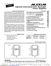 MAX1610CSE+ datasheet pdf MAXIM - Dallas Semiconductor