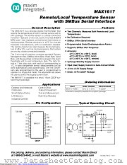 MAX1617MEE-T datasheet pdf MAXIM - Dallas Semiconductor