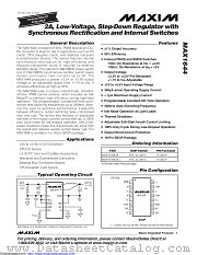 MAX1644EAE-T datasheet pdf MAXIM - Dallas Semiconductor