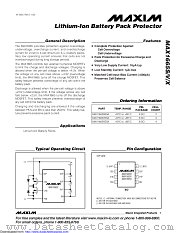 MAX1665SESA+ datasheet pdf MAXIM - Dallas Semiconductor