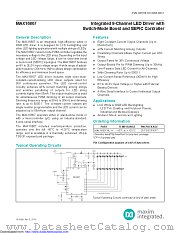 MAX16807AUI+T datasheet pdf MAXIM - Dallas Semiconductor