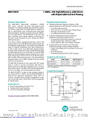 MAX16818ETI+ datasheet pdf MAXIM - Dallas Semiconductor