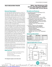 MAX16822AASA+T datasheet pdf MAXIM - Dallas Semiconductor
