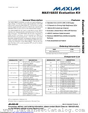 MAX16825EVKIT datasheet pdf MAXIM - Dallas Semiconductor