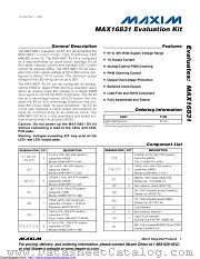 MAX16831EVKIT datasheet pdf MAXIM - Dallas Semiconductor