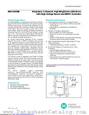 MAX16838BAUP/V+T datasheet pdf MAXIM - Dallas Semiconductor