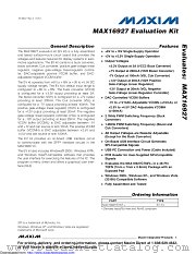 MAX16927EVKIT datasheet pdf MAXIM - Dallas Semiconductor