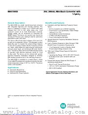 MAX16956AUBC/V+T datasheet pdf MAXIM - Dallas Semiconductor