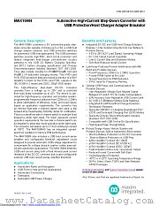 MAX16984RAGI/VY+ datasheet pdf MAXIM - Dallas Semiconductor