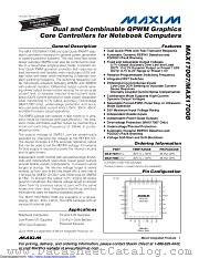 MAX17007 datasheet pdf MAXIM - Dallas Semiconductor