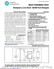 MAX17040G-C01+T datasheet pdf MAXIM - Dallas Semiconductor