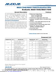 MAX17049EVKIT# datasheet pdf MAXIM - Dallas Semiconductor