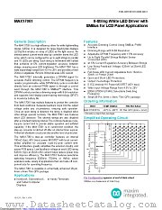 MAX17061ETI+ datasheet pdf MAXIM - Dallas Semiconductor