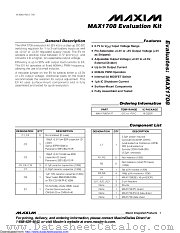 MAX1708EVKIT+ datasheet pdf MAXIM - Dallas Semiconductor
