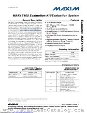 MAX17105EVKIT datasheet pdf MAXIM - Dallas Semiconductor