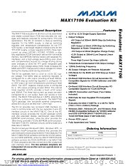 MAX17106EVKIT datasheet pdf MAXIM - Dallas Semiconductor