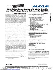 MAX17114ETM+T datasheet pdf MAXIM - Dallas Semiconductor