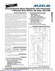 MAX17117 datasheet pdf MAXIM - Dallas Semiconductor