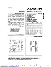 MAX172BCWG+T datasheet pdf MAXIM - Dallas Semiconductor