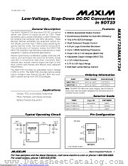 MAX1734EUK15+ datasheet pdf MAXIM - Dallas Semiconductor