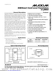 MAX1740EUB+ datasheet pdf MAXIM - Dallas Semiconductor