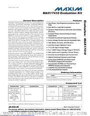 MAX17410EVKIT datasheet pdf MAXIM - Dallas Semiconductor
