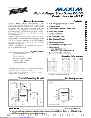 MAX1745EUB/V+T datasheet pdf MAXIM - Dallas Semiconductor