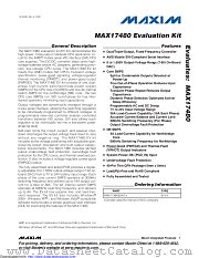 MAX17480EVKIT+ datasheet pdf MAXIM - Dallas Semiconductor