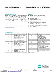 MAX17502FTEVKIT datasheet pdf MAXIM - Dallas Semiconductor