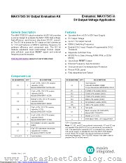 MAX17505EVKITB datasheet pdf MAXIM - Dallas Semiconductor