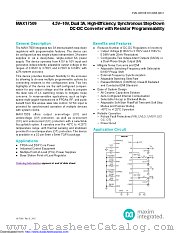 MAX17509ATJ+ datasheet pdf MAXIM - Dallas Semiconductor