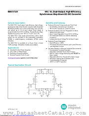 MAX17521ATG+ datasheet pdf MAXIM - Dallas Semiconductor