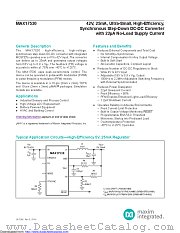 MAX17530AUB+T datasheet pdf MAXIM - Dallas Semiconductor