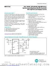 MAX17532ATB+ datasheet pdf MAXIM - Dallas Semiconductor