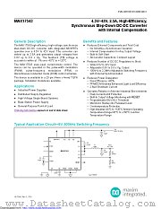 MAX17543ATP+T datasheet pdf MAXIM - Dallas Semiconductor